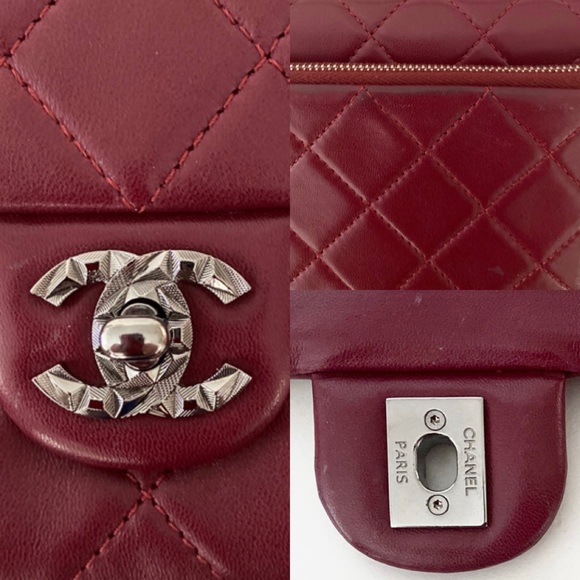 ⛔️SOLD⛔️ Authentic CHANEL Lambskin Quilted Mini Mineral Night Flap Crossbody Bag - Picture 13 of 16